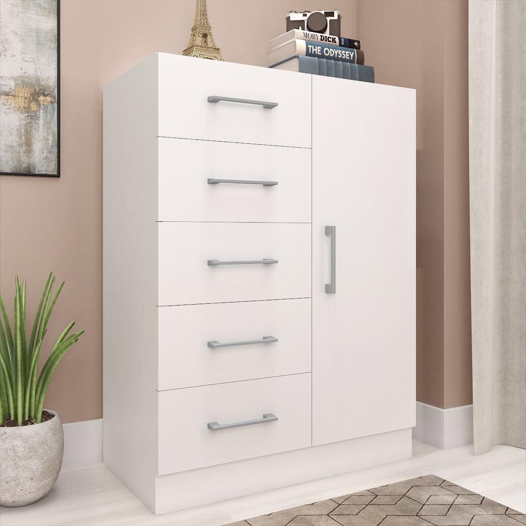 Comoda Miami 5 Gavetas c/Sap Fellicci
