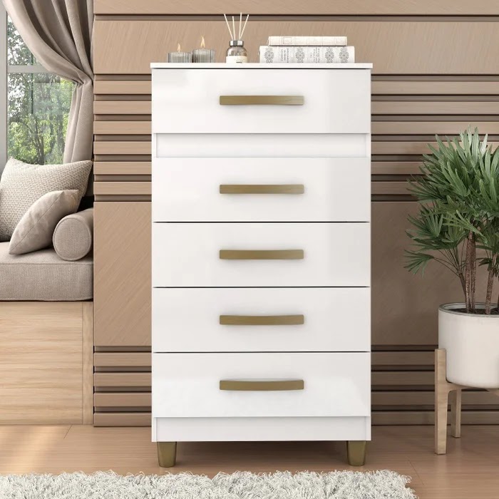 Comoda Malta 5 Gavetas Fellicci