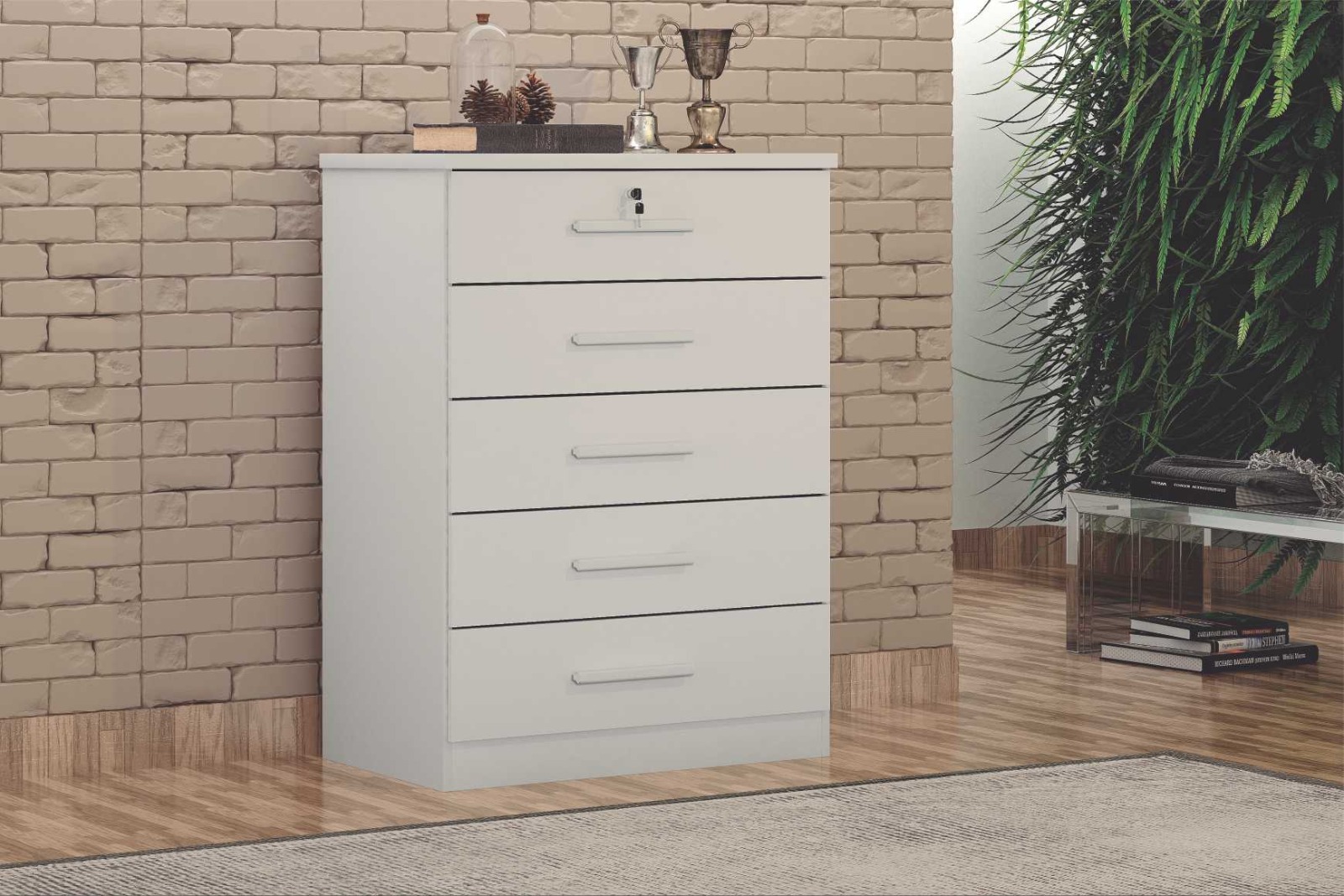 Comoda Austria 5 Gavetas Novo Horizonte