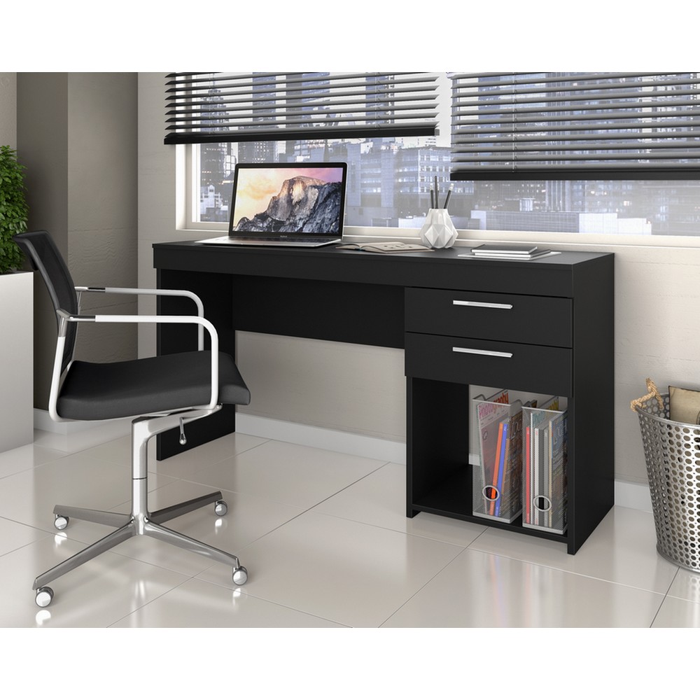 MESA OFFICE ESCRITÓRIO NOTÁVEL REF. 51015 PRETO - NOTAVEL 1,21