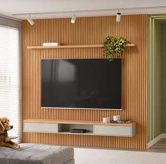 PAINEL RIPADO MODULAR 3,00mts NATURE/OFF - LINEA BRASIL