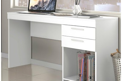 MESA OFFICE ESCRITÓRIO NOTÁVEL REF. 51015 BRANCO - NOTAVEL 1,21